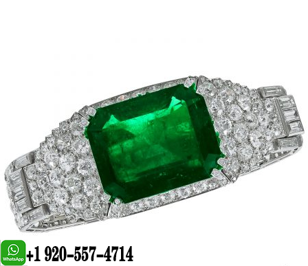 CARTIER Colombian Emerald & Diamond Bracelet