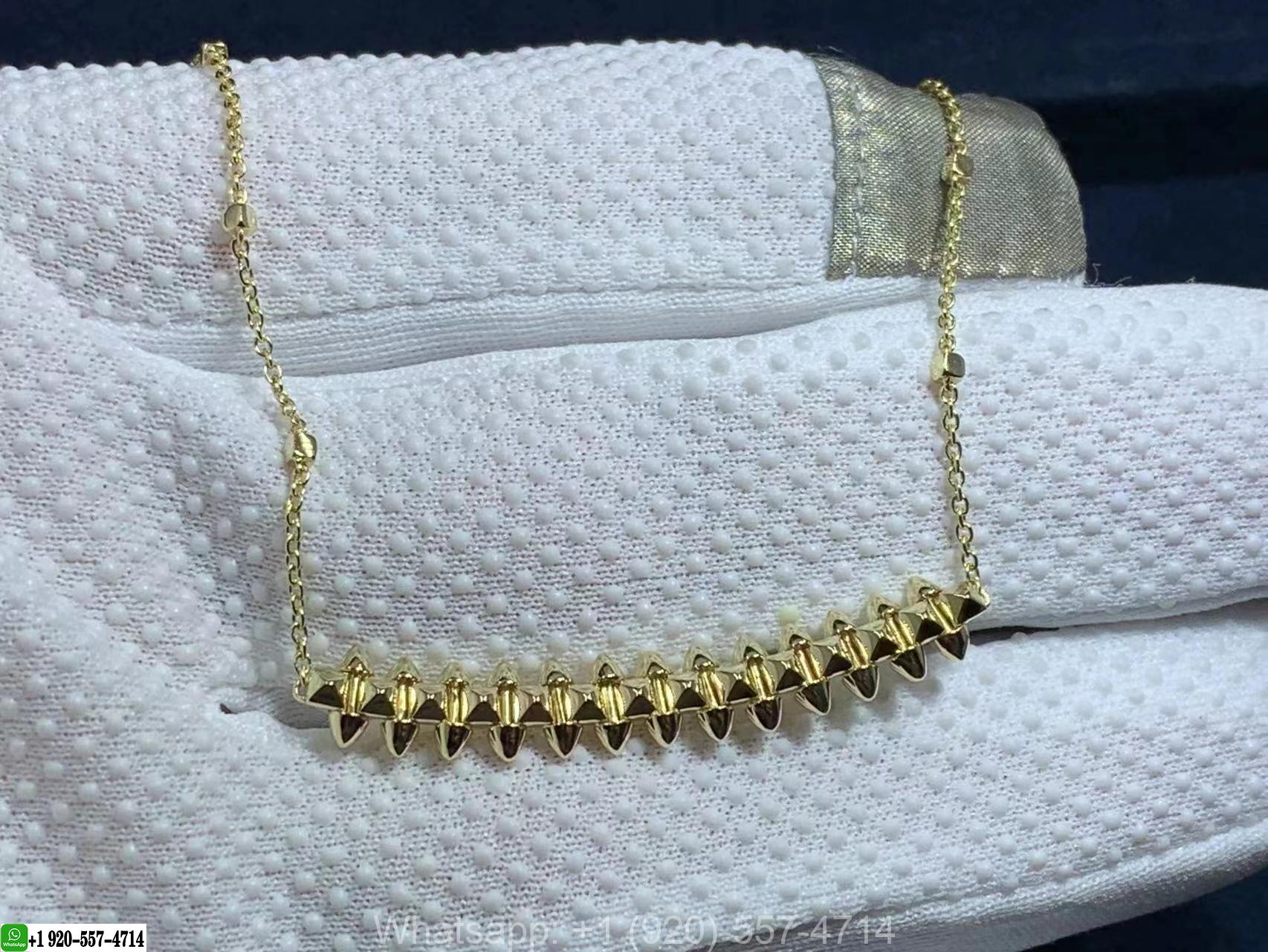 CRN7424459 - Clash de Cartier necklace - Rose gold, onyx, diamonds - Cartier