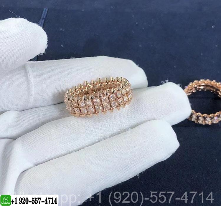 Cartier Clash De Cartier 18K Rose Gold 0.63ct Diamond Ring B4237900
