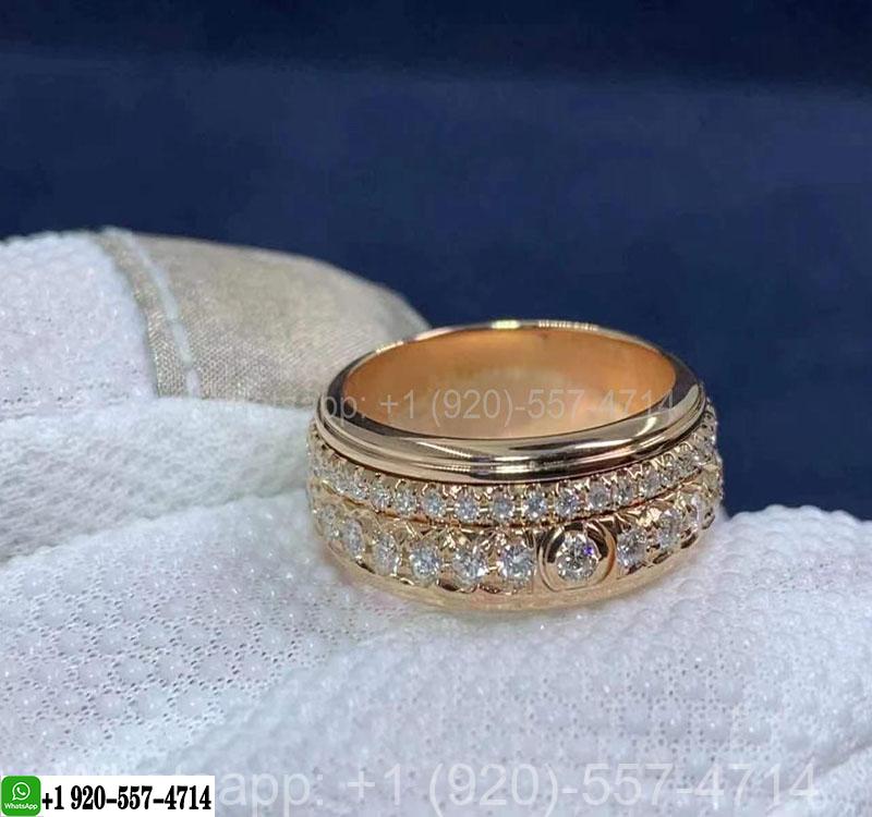 Piaget Possession 18K Rose Gold Diamond Ring G34P1D00